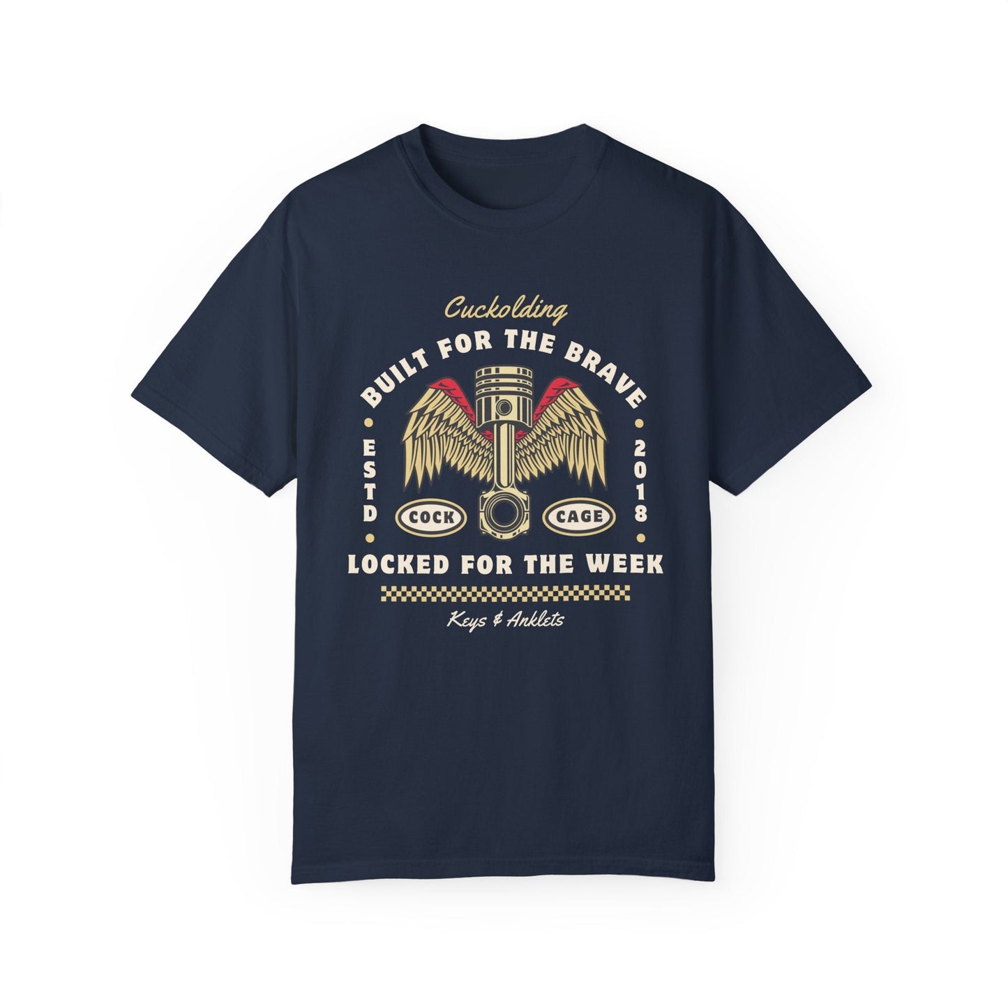 For the Brave Cuck - Men's Garment-Dyed Tee