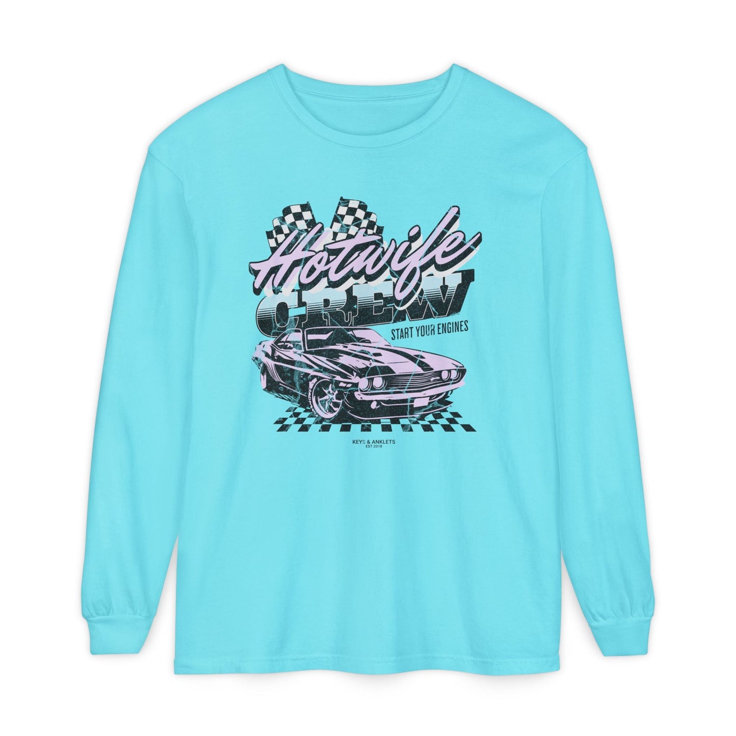 Start Your Engines - Vintage Crew Long Sleeve T-Shirt