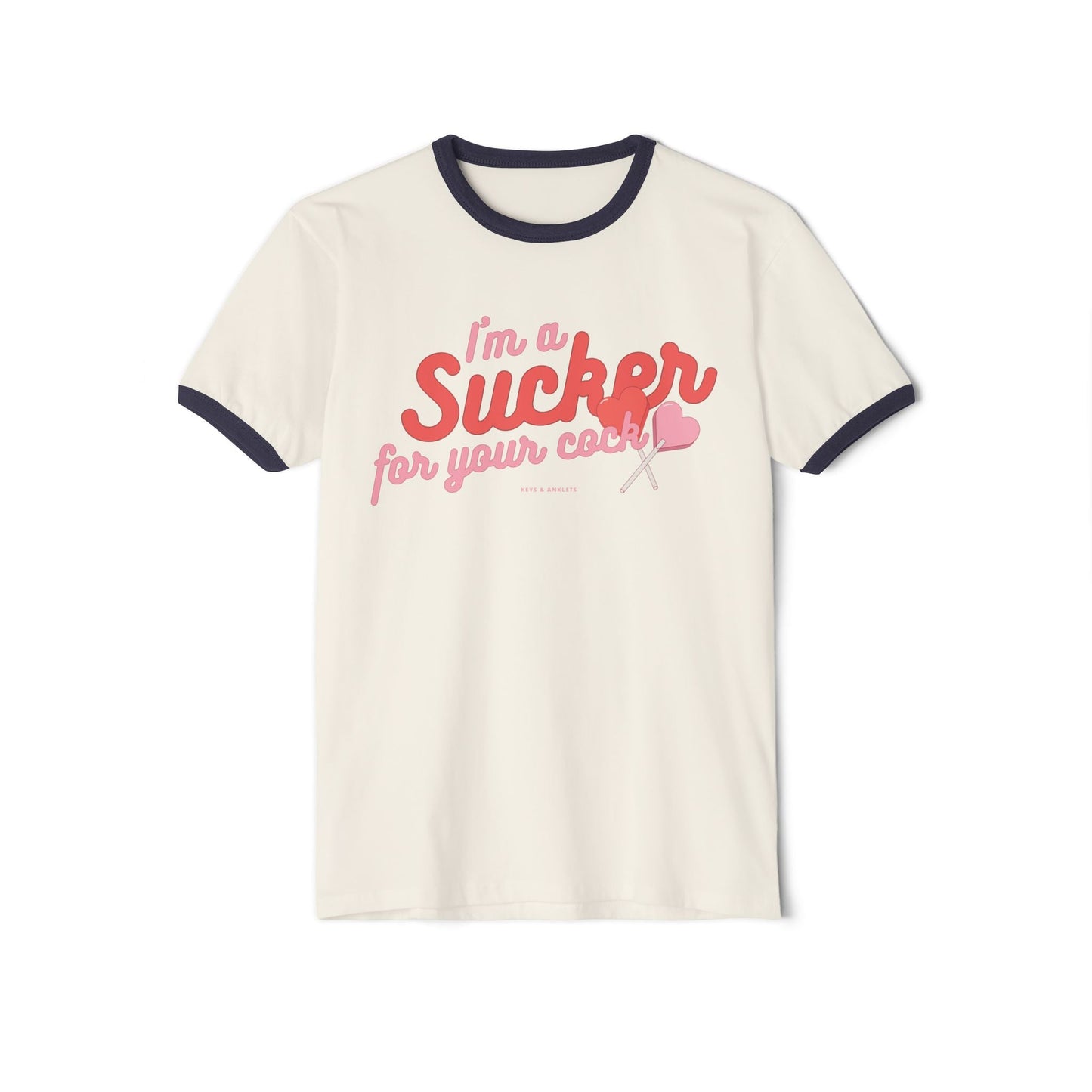 Sucker for BBC - Women's Cotton Ringer Tee