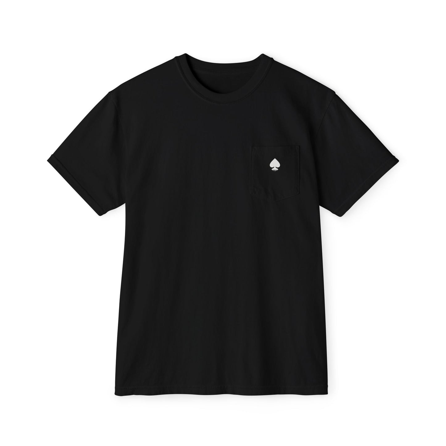 Queen of Spades Pocket T-Shirt - Unisex Garment-Dyed Tee for Casual Style