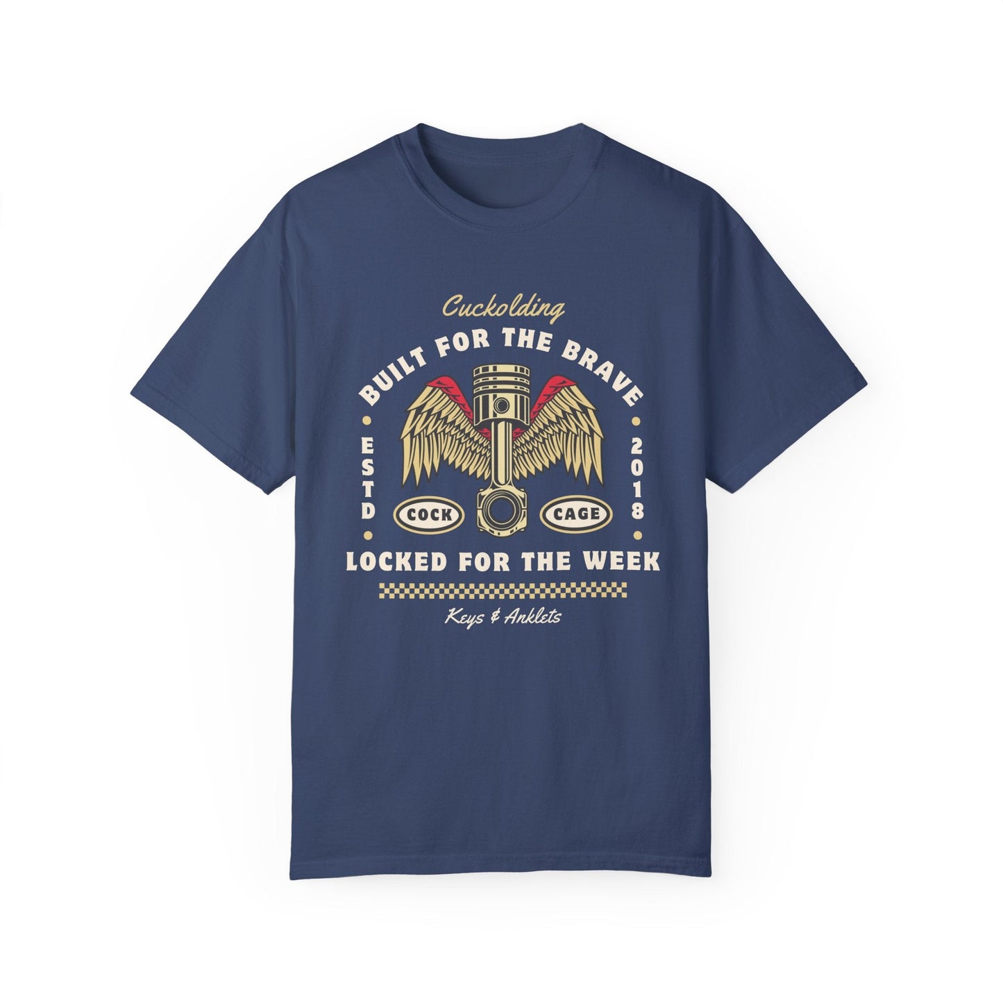 For the Brave Cuck - Men's Garment-Dyed Tee