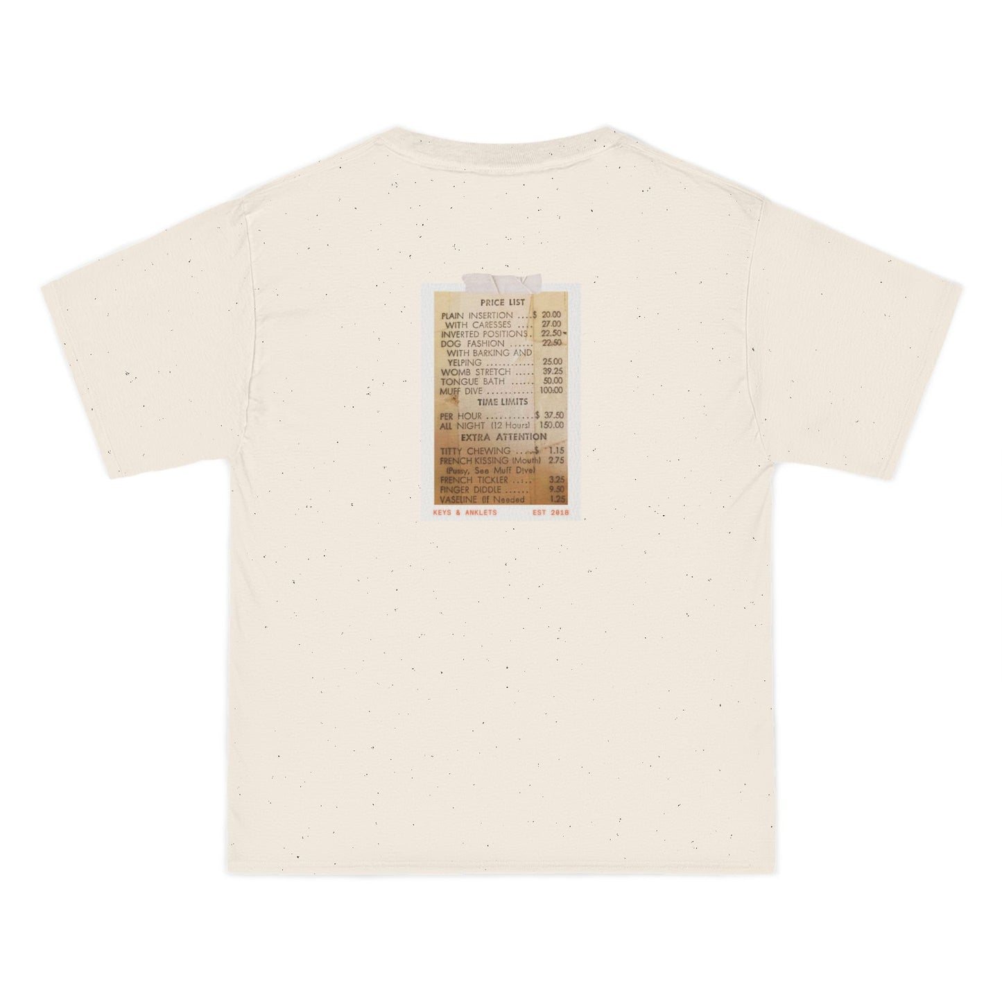 Docter Dan Fancy Fu*King '90s business card relic- Beefy Men's Short-Sleeve T-Shirt