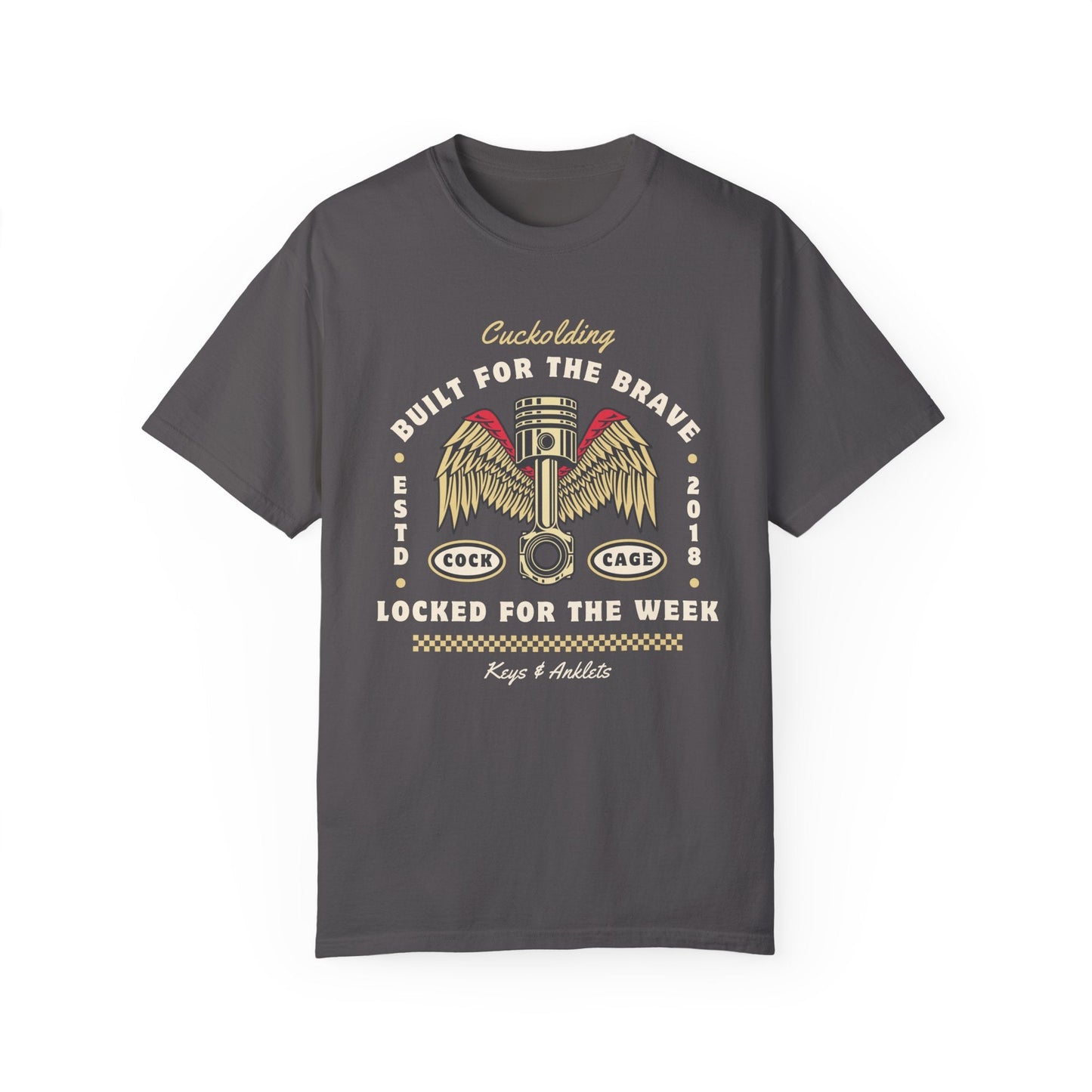 For the Brave Cuck - Men's Garment-Dyed Tee