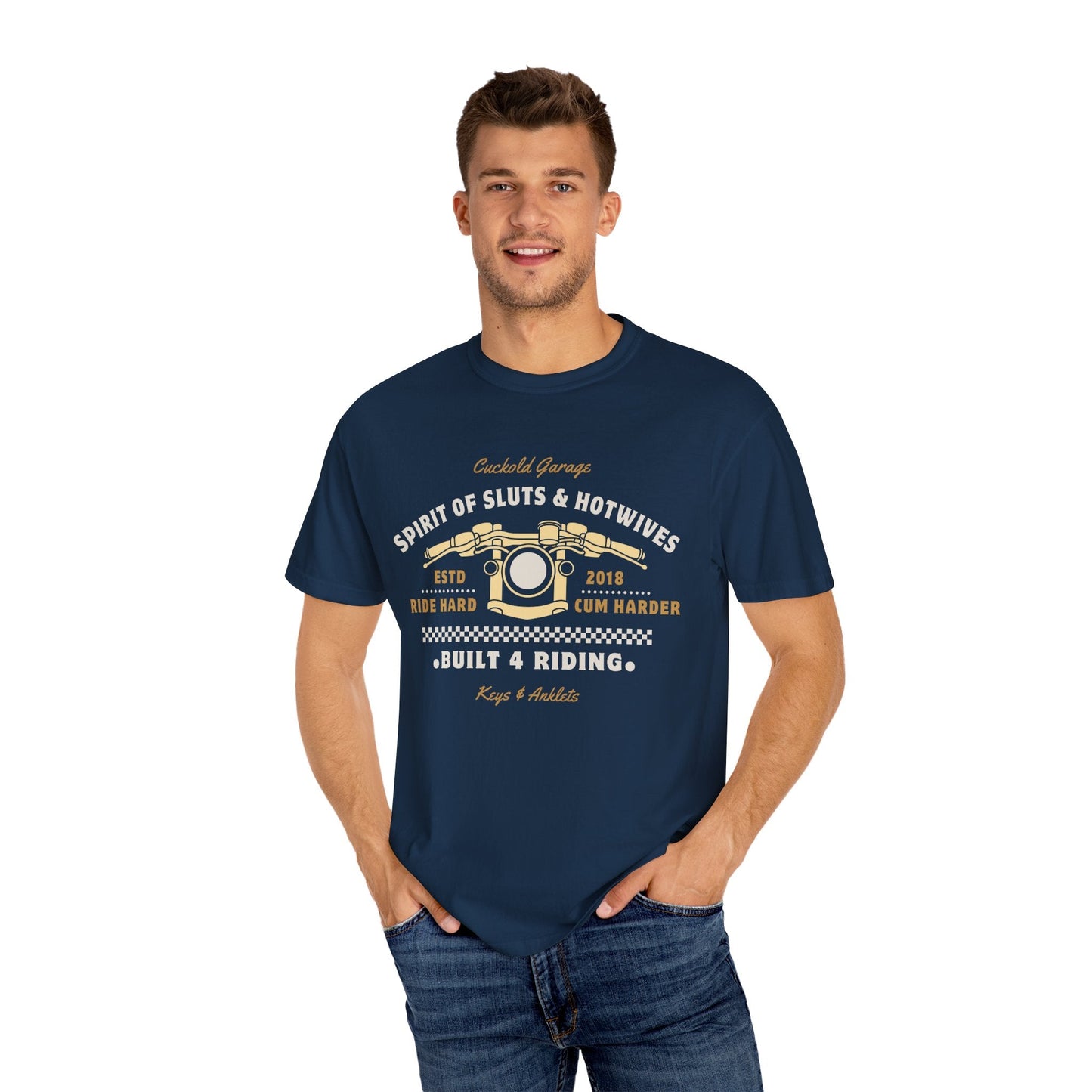 The Cuck Garage - Men's Garment-Dyed Tee