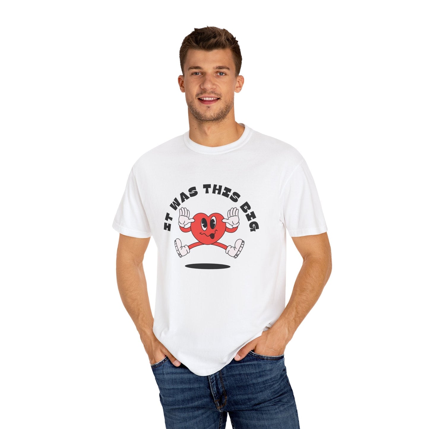It Was This Big - Retro Unisex Garment-Dyed Tee