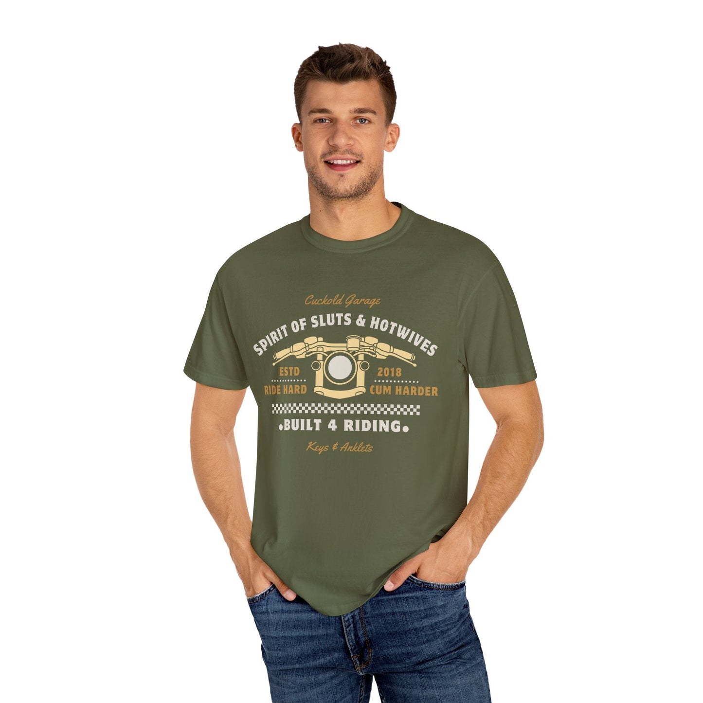 The Cuck Garage - Men's Garment-Dyed Tee