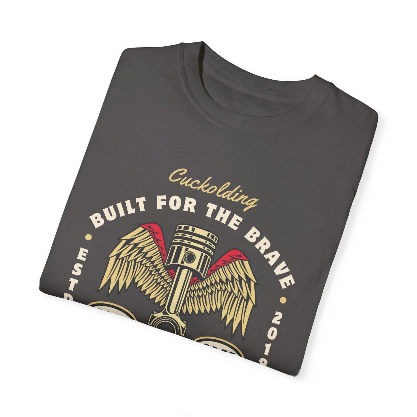 For the Brave Cuck - Men's Garment-Dyed Tee