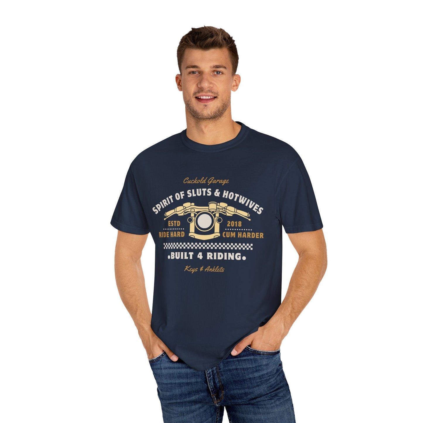 The Cuck Garage - Men's Garment-Dyed Tee