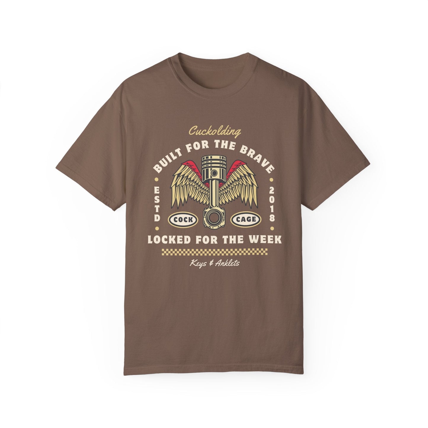 For the Brave Cuck - Men's Garment-Dyed Tee