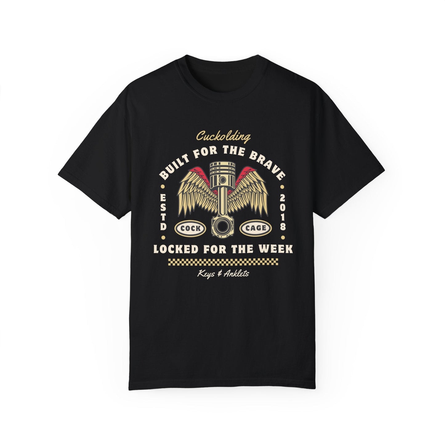 For the Brave Cuck - Men's Garment-Dyed Tee