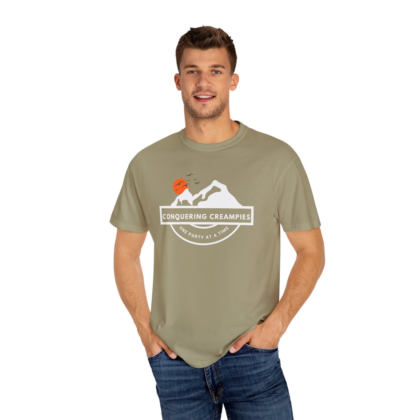 Conquering Creampies - Men's Garment-Dyed Tee
