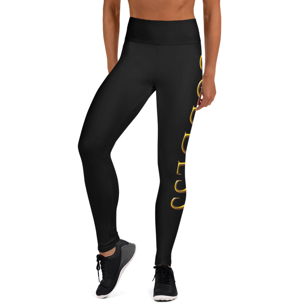 The Goddess -Black Yoga Leggings