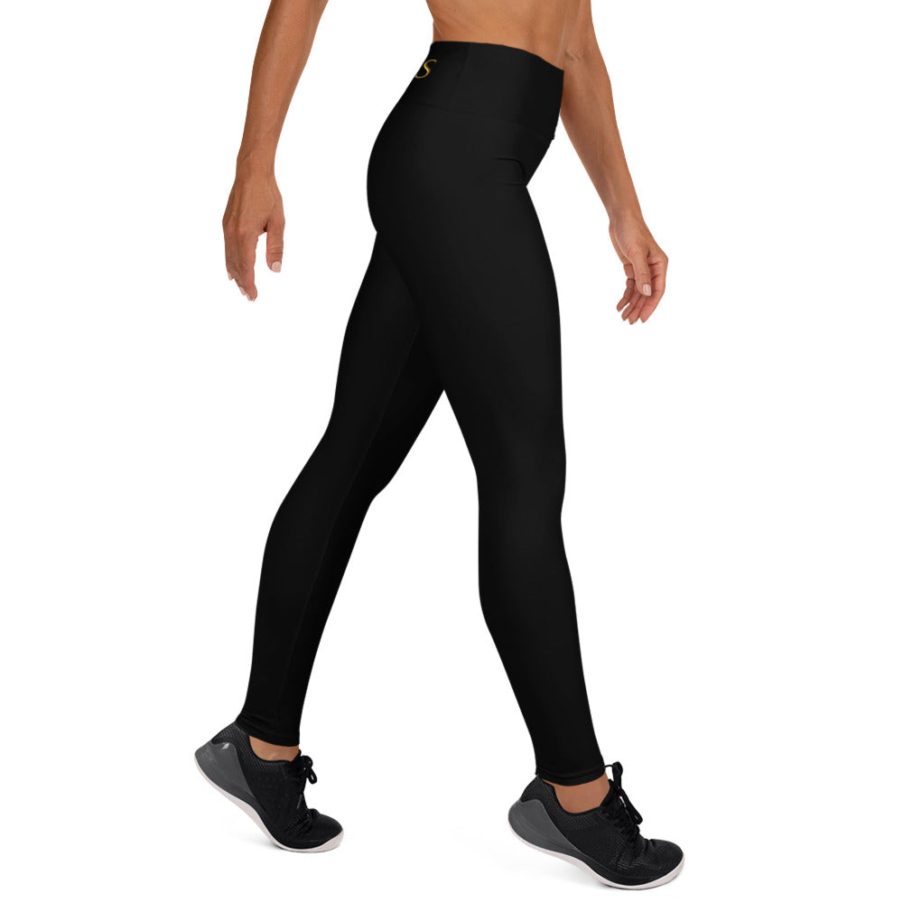 The Goddess -Black Yoga Leggings