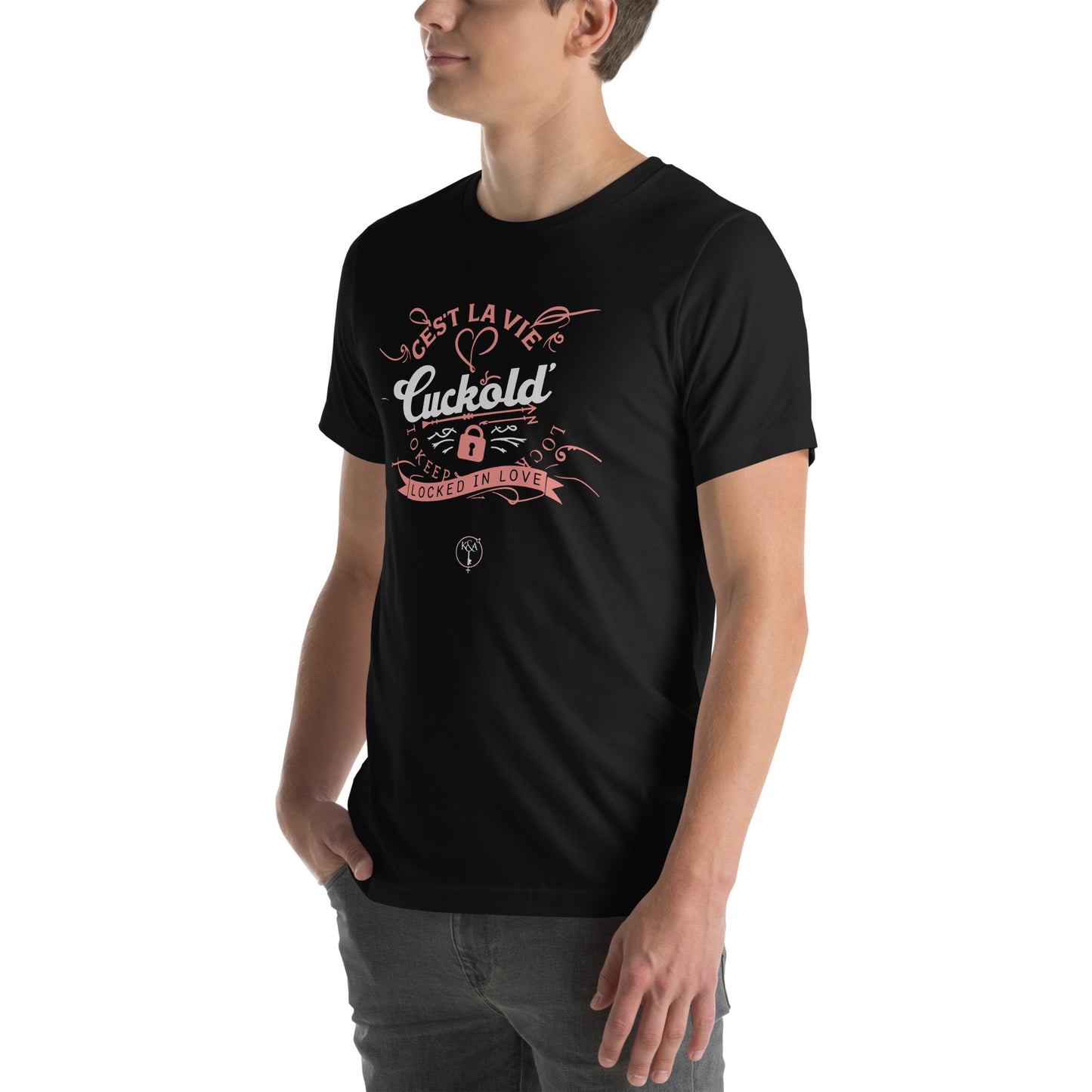 C'est La Vie Cuckold - Men's Cotton Crew Tee