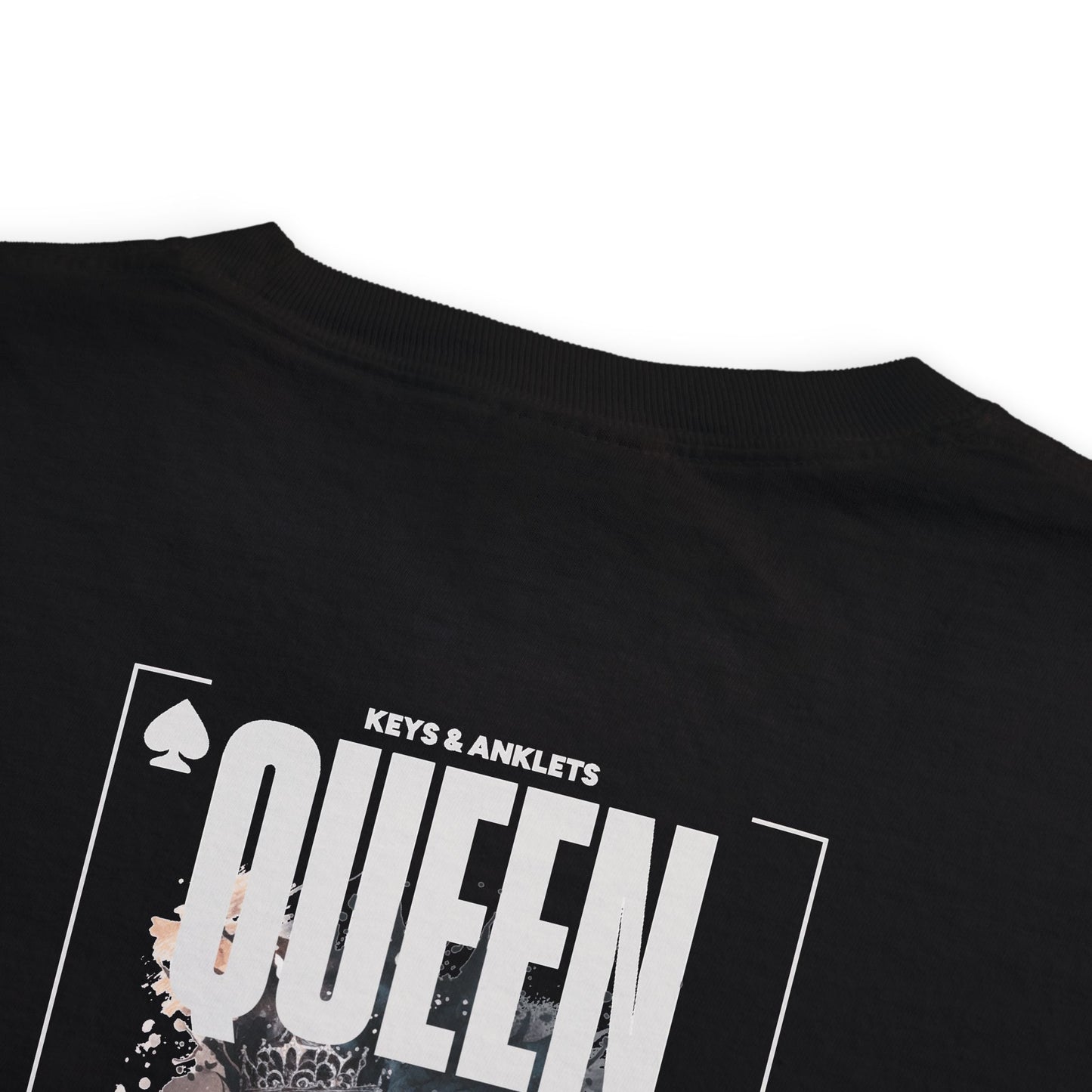 Queen of Spades Pocket T-Shirt - Unisex Garment-Dyed Tee for Casual Style