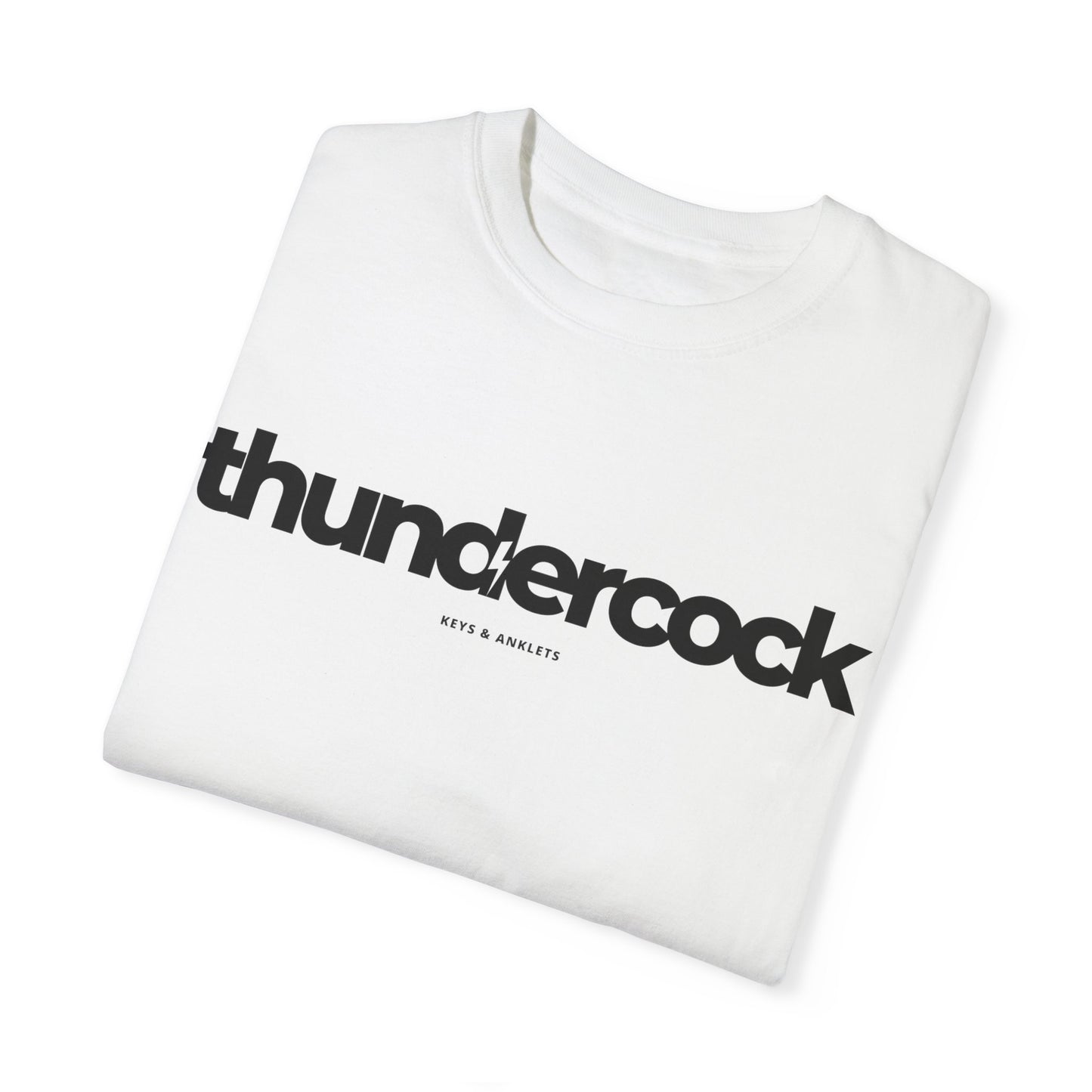 The Thundercock -Men's Cotton Garment-Dyed Tee