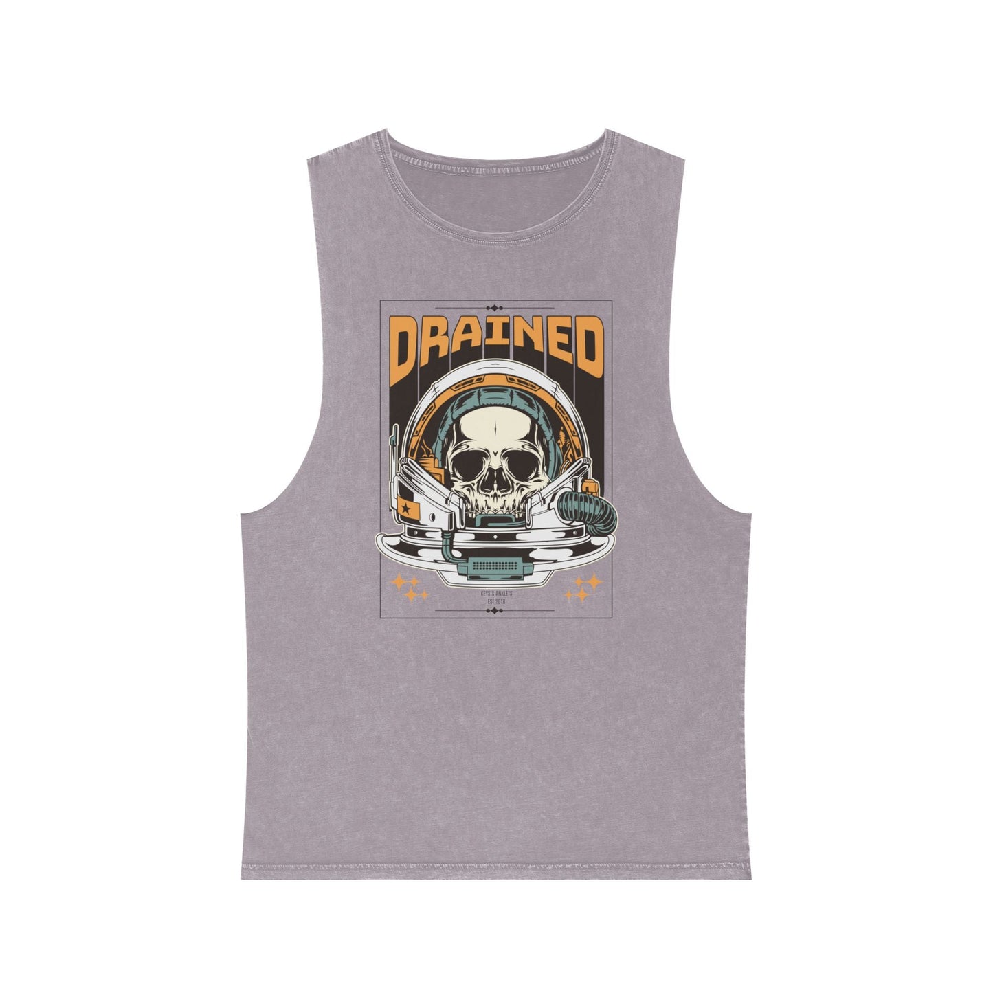 Drained - Unisex Vintage Stonewash Tank Top