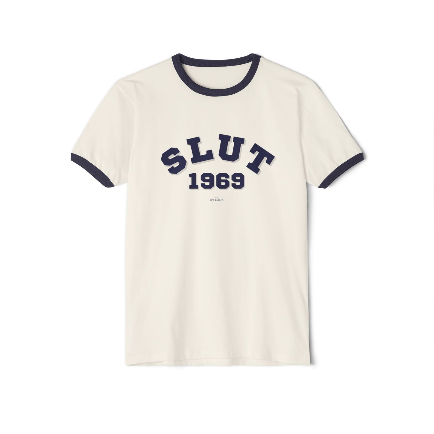 The 1969 Slut - Vintage Cotton Ringer Tee