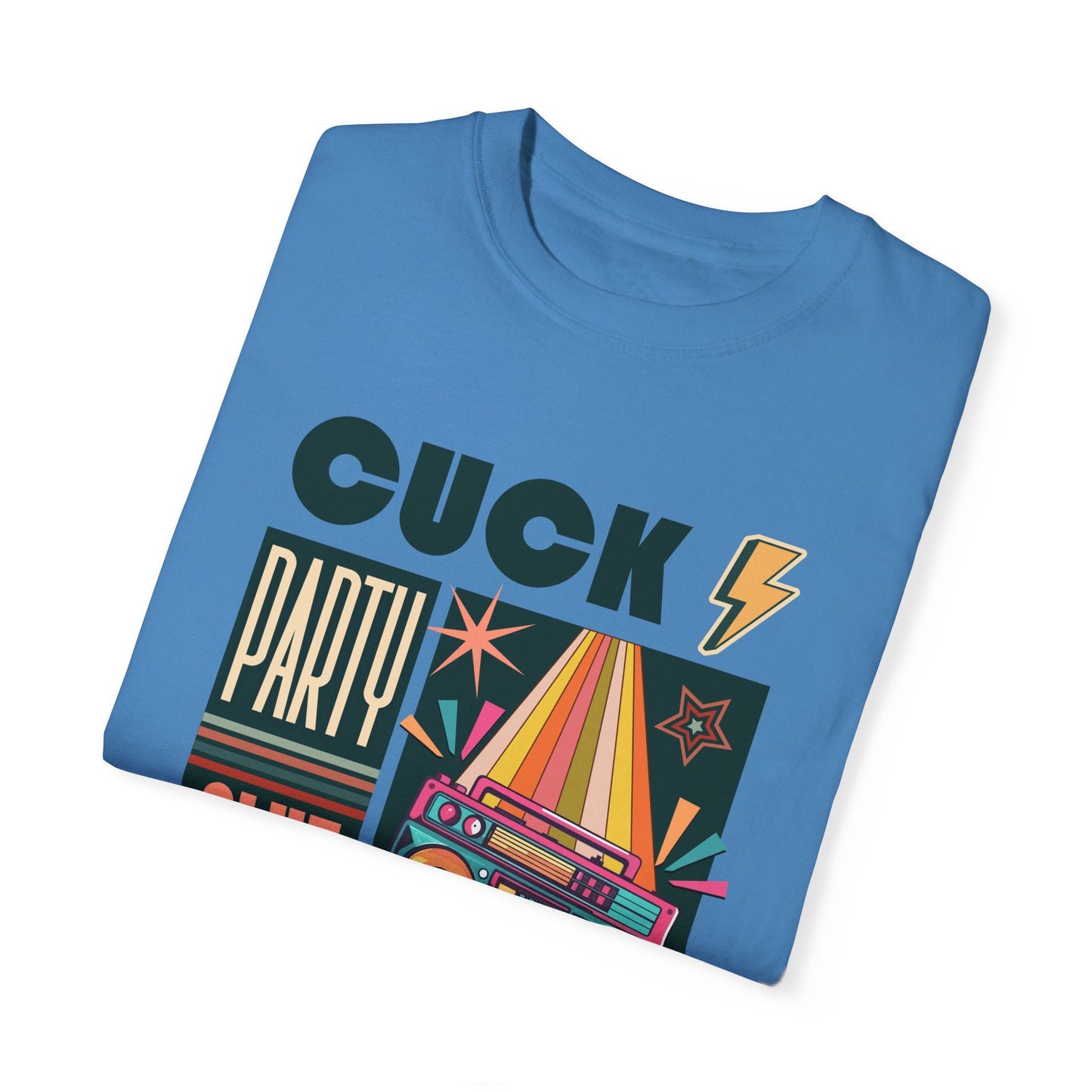 The Cuck Party - Retro Unisex Garment-Dyed Tee