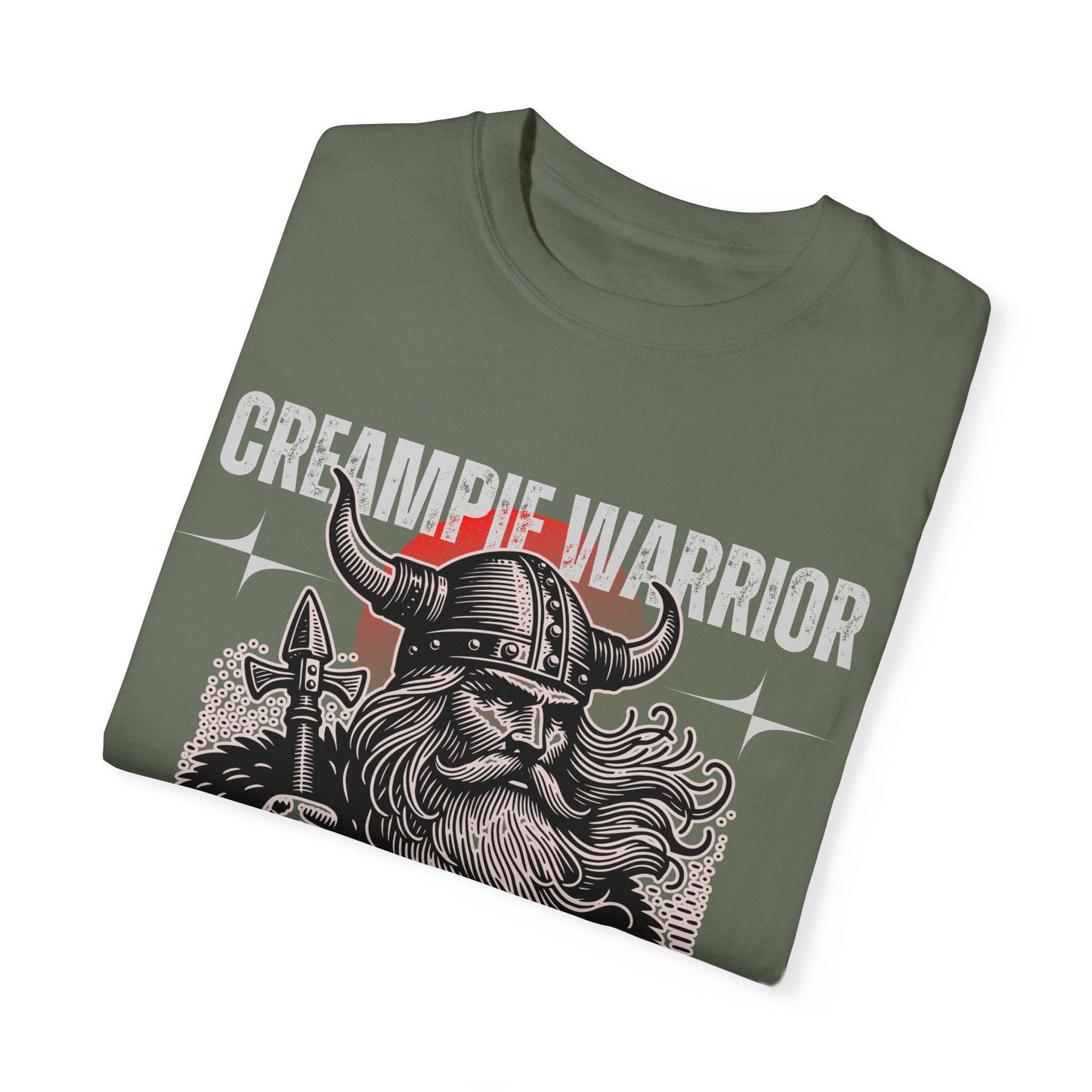 Creampie Viking Warrior - Men's Garment-Dyed Tee