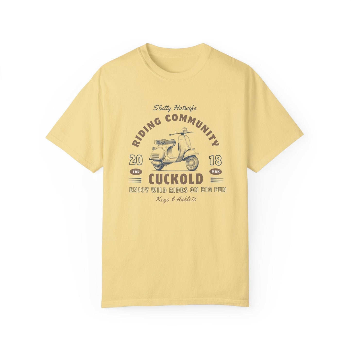 Cuck Scooters -- Men's Garment-Dyed Tee