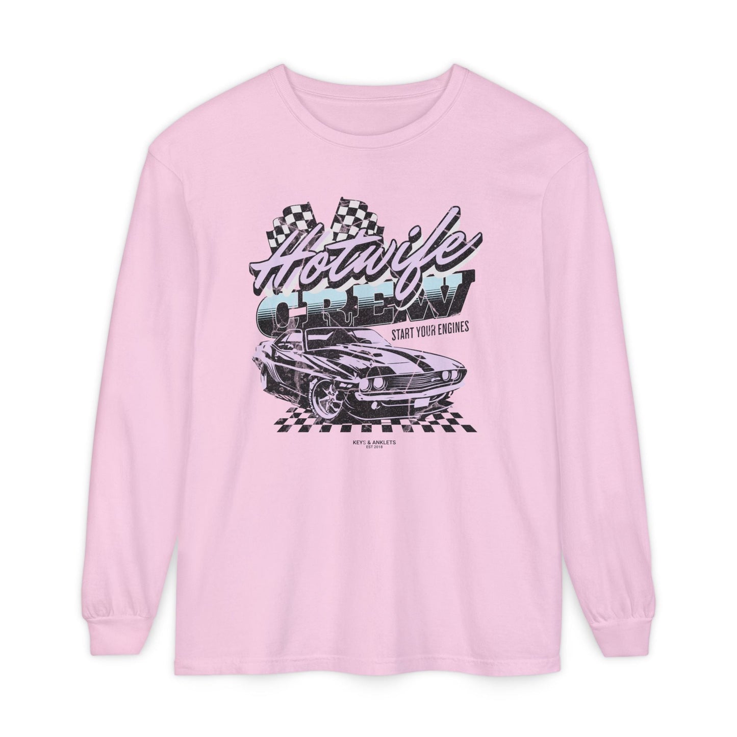 Start Your Engines - Vintage Crew Long Sleeve T-Shirt