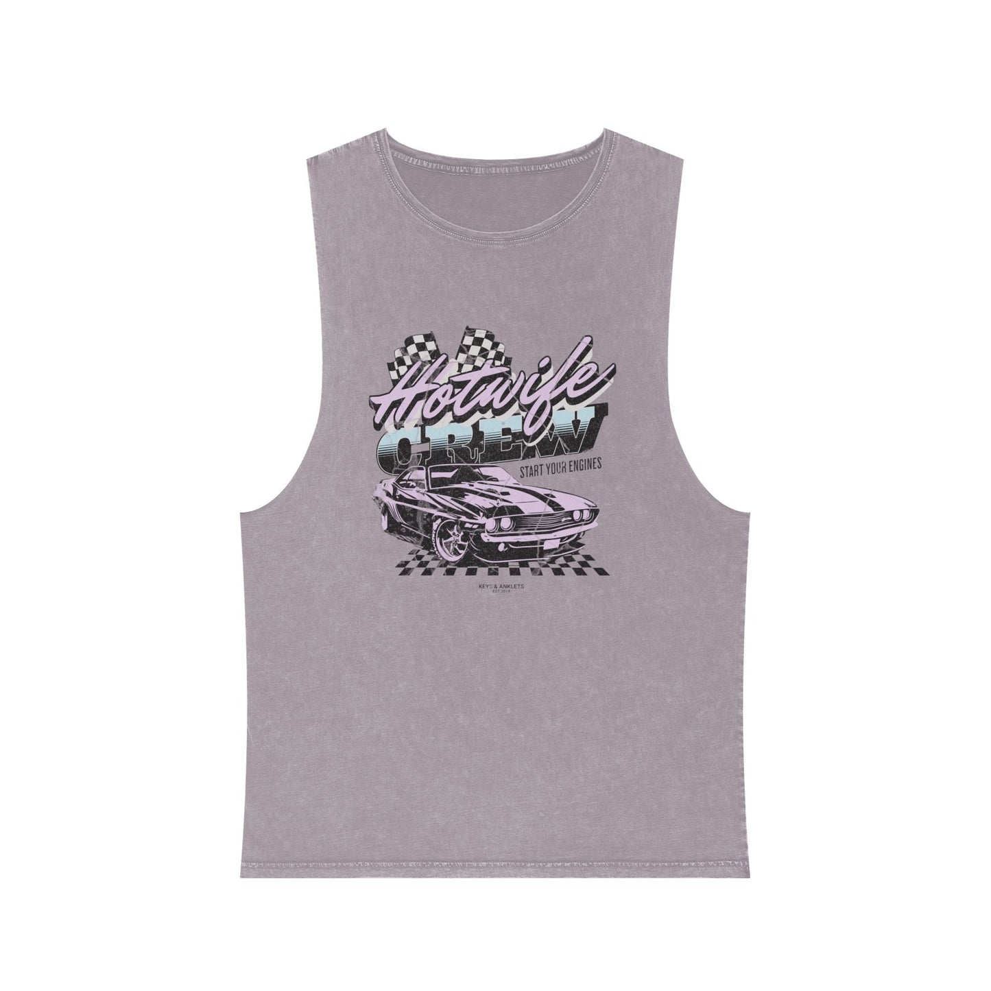 Start Your Engines - Unisex Vintage Stonewash Tank