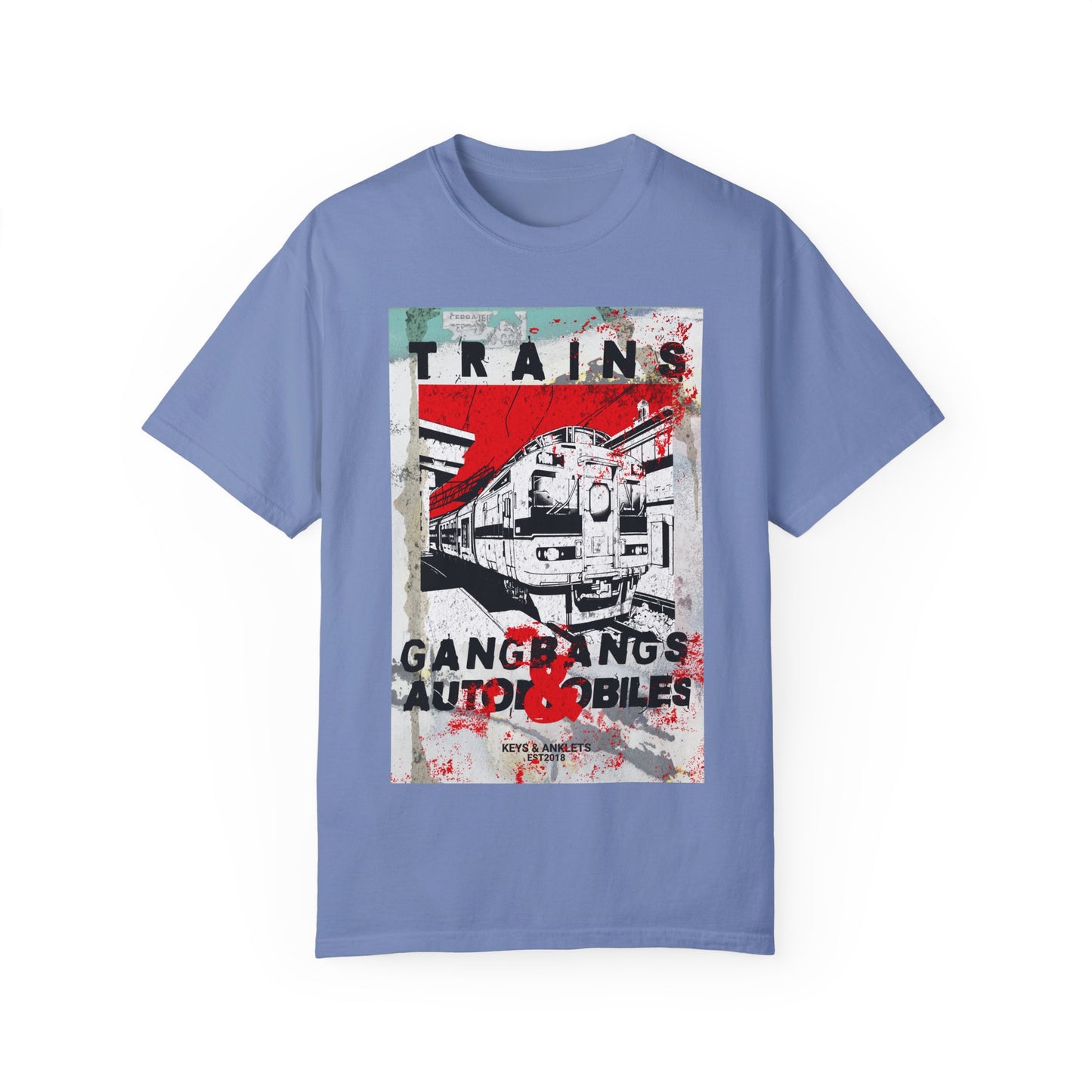 Vintage Train Graphic Unisex T-Shirt - Perfect for Rail Enthusiasts