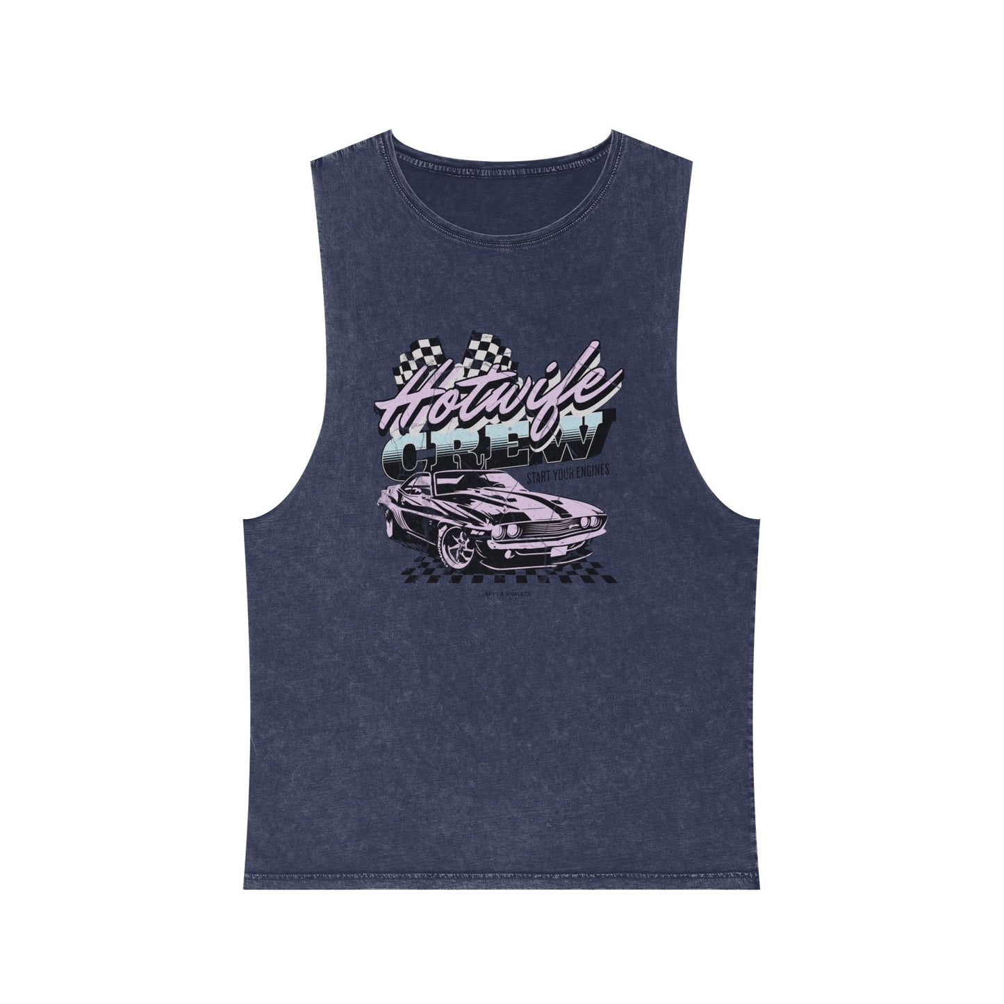 Start Your Engines - Unisex Vintage Stonewash Tank