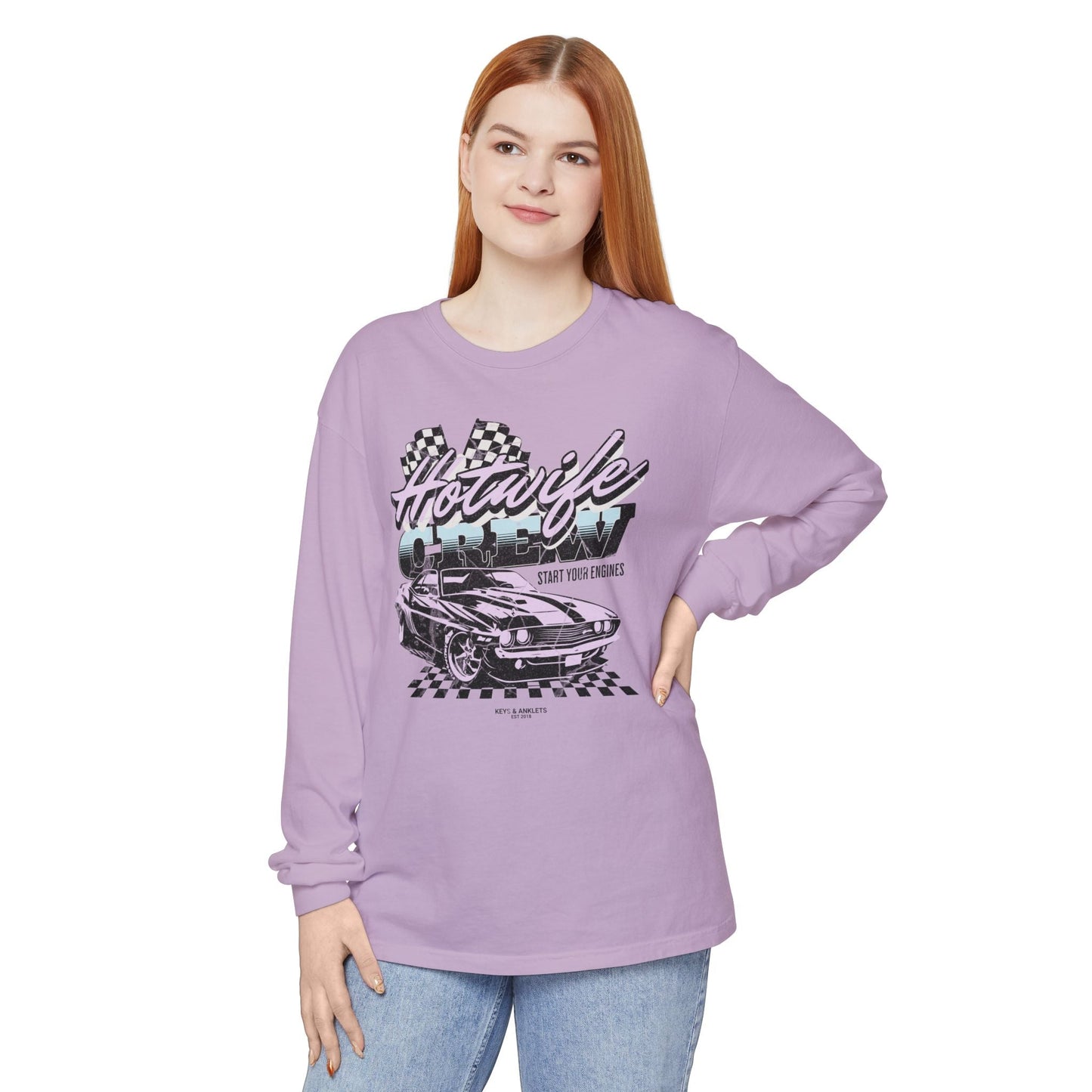 Start Your Engines - Vintage Crew Long Sleeve T-Shirt