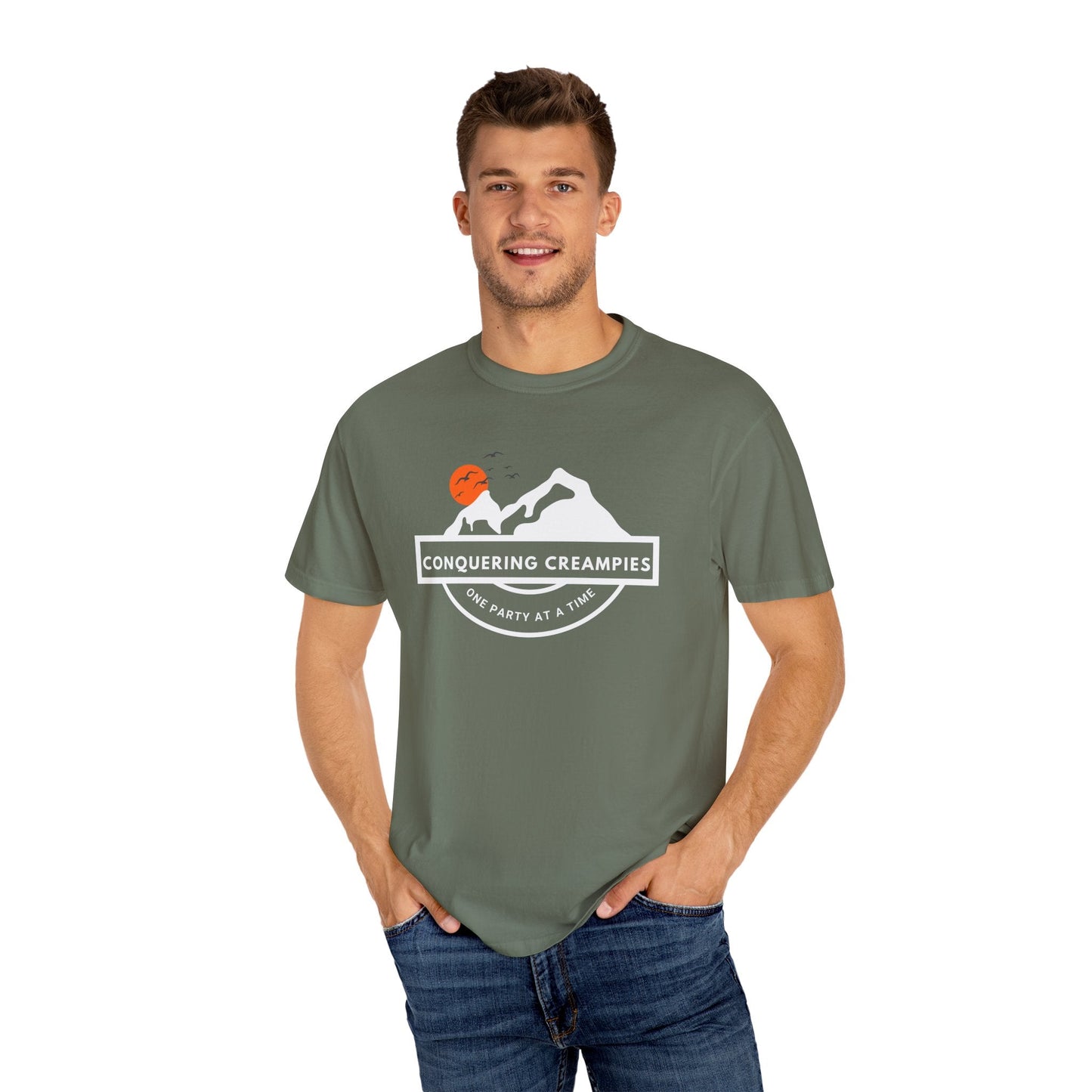 Conquering Creampies - Men's Garment-Dyed Tee