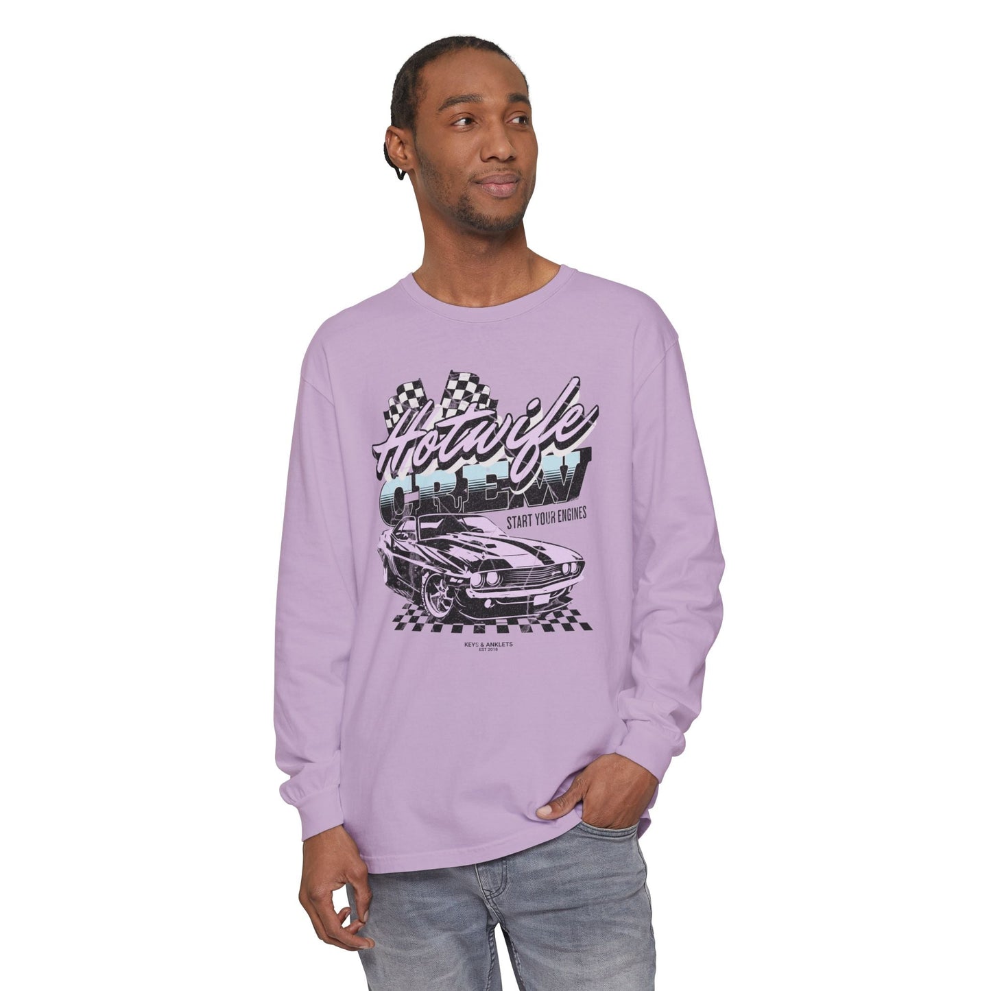 Start Your Engines - Vintage Crew Long Sleeve T-Shirt