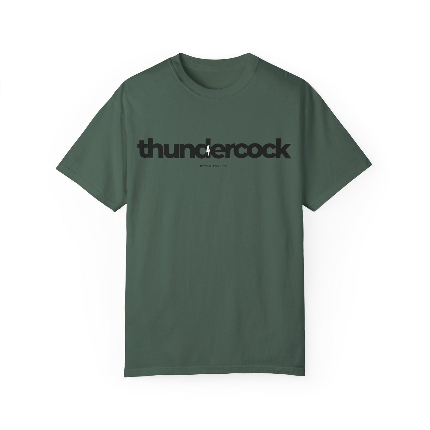 The Thundercock -Men's Cotton Garment-Dyed Tee