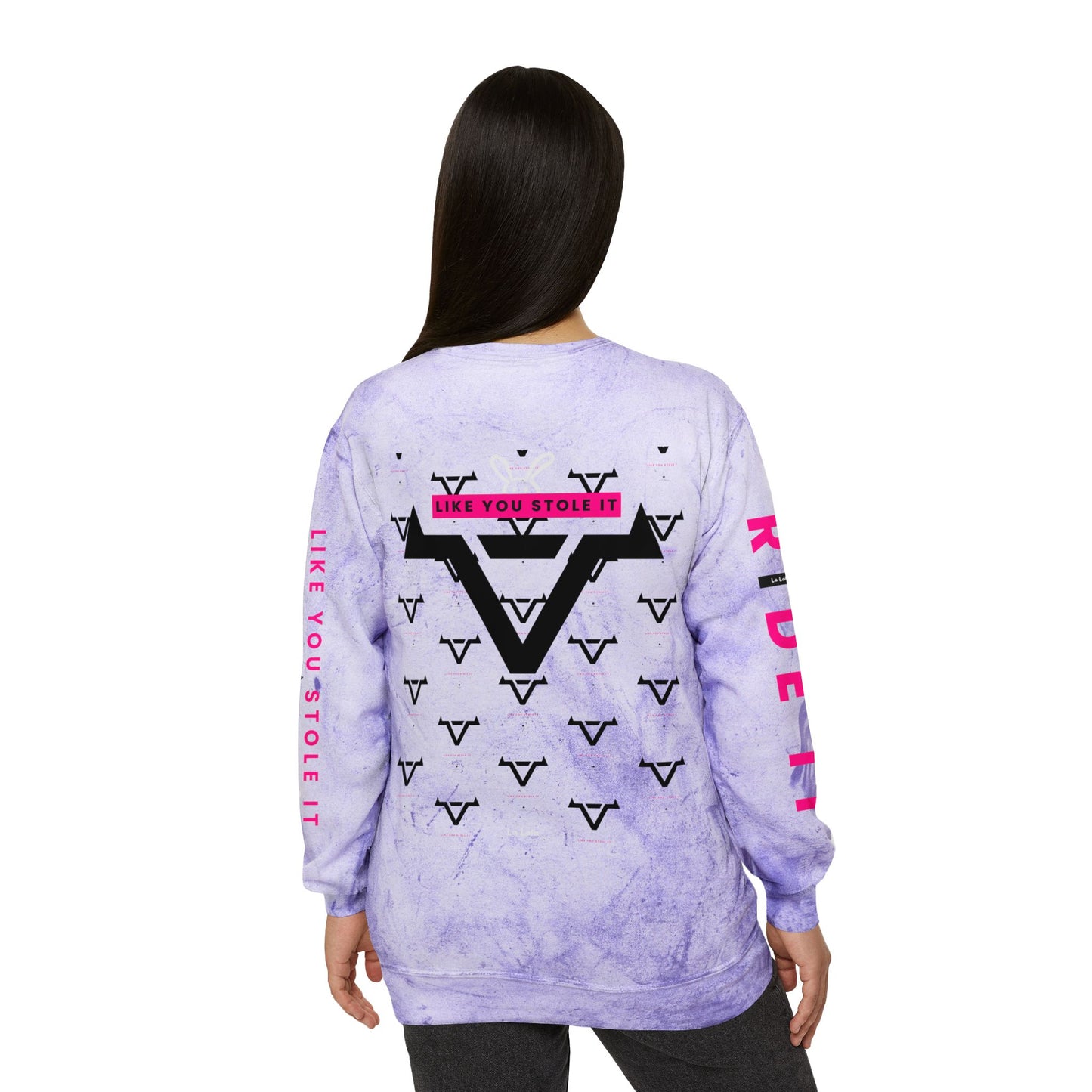 The Lifestyle Bandit - Limited Edition - Color Blast Crewneck Sweatshirt