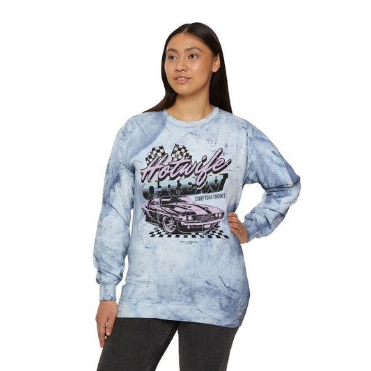 Start Your Engines - Unisex Color Blast Crewneck Sweatshirt