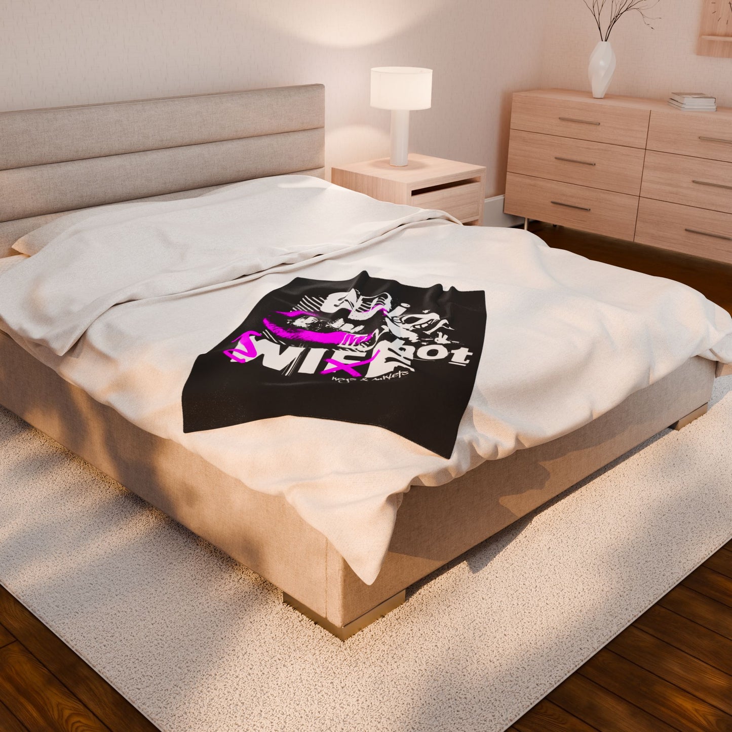 Enjoy My Wife - Velveteen Plush Blanket