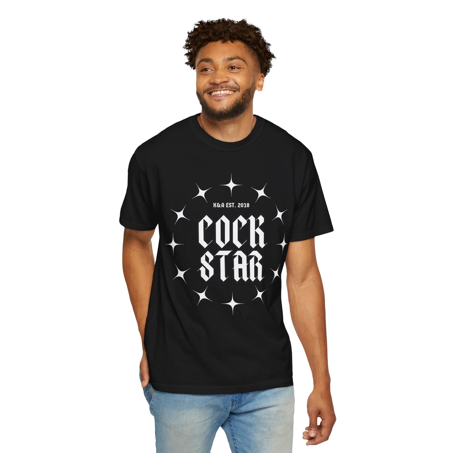 The Cock Star - Men's Garment-Dyed Tee