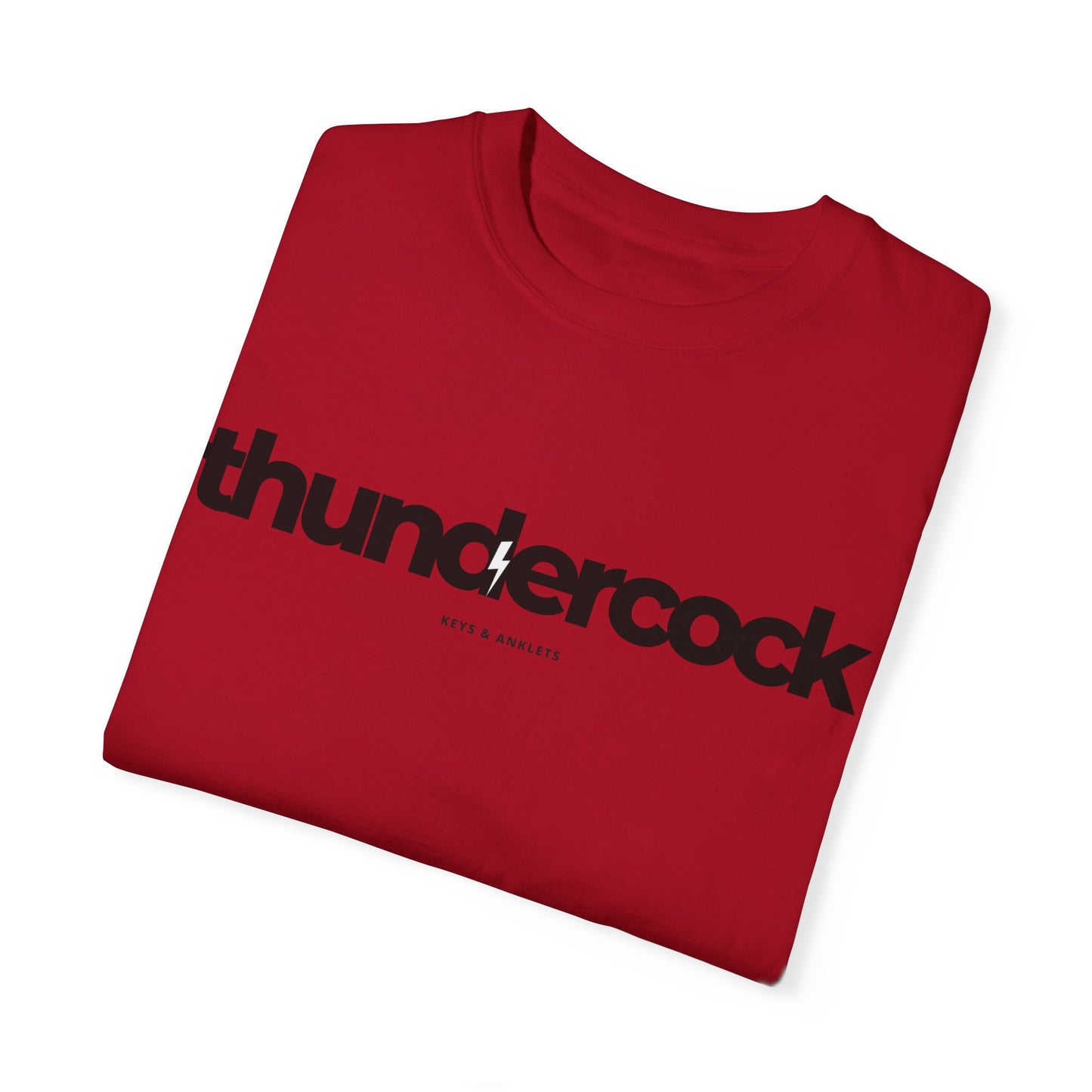 The Thundercock -Men's Cotton Garment-Dyed Tee