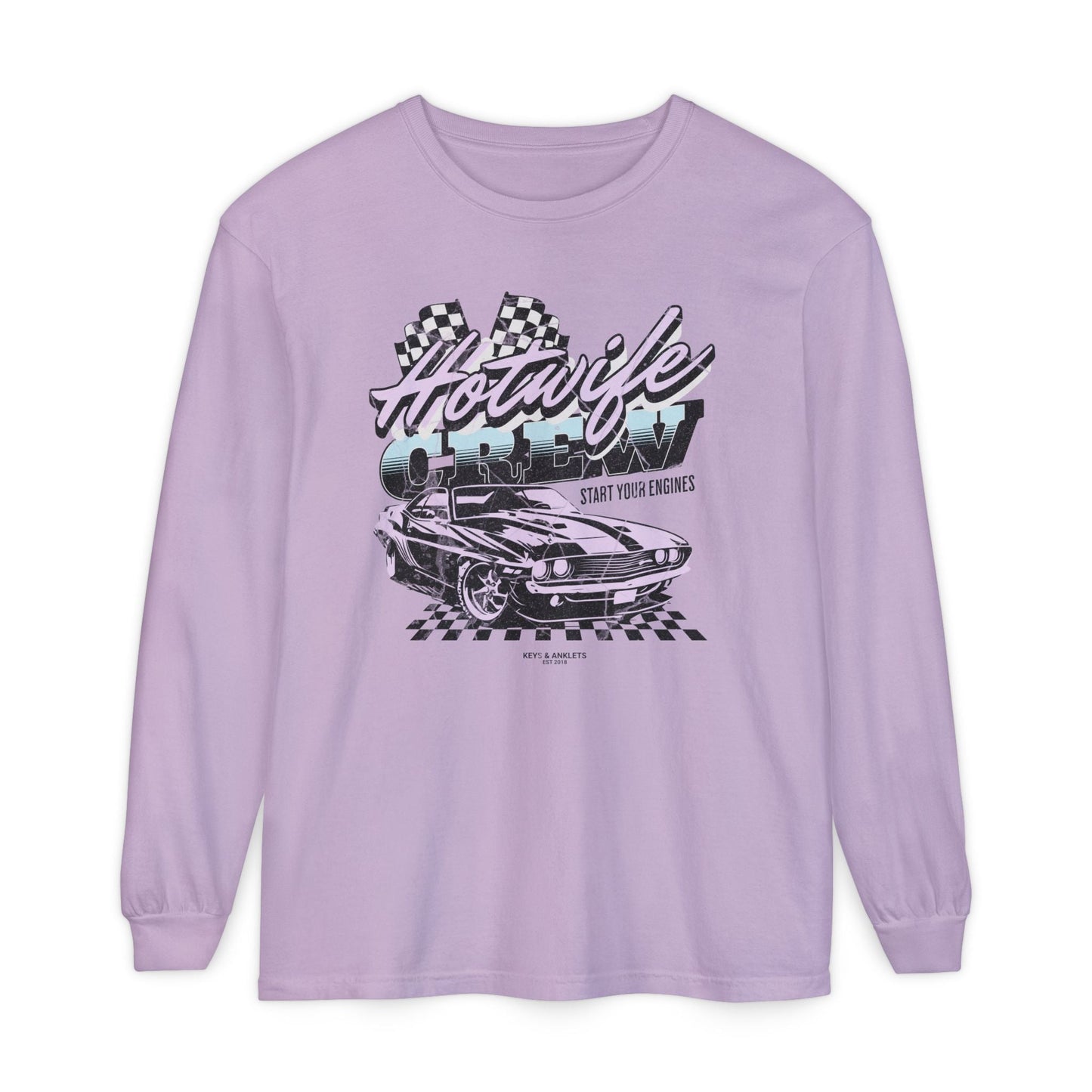 Start Your Engines - Vintage Crew Long Sleeve T-Shirt