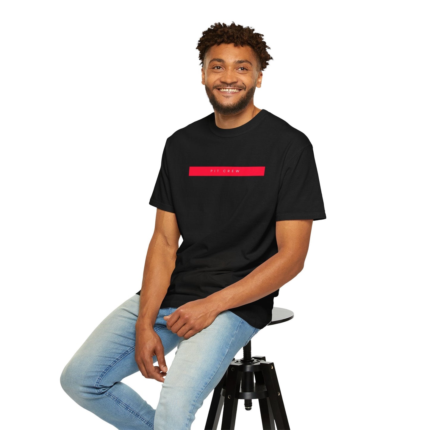 The Pit Crew Collection - Men's Cotton Garment-Dyed T