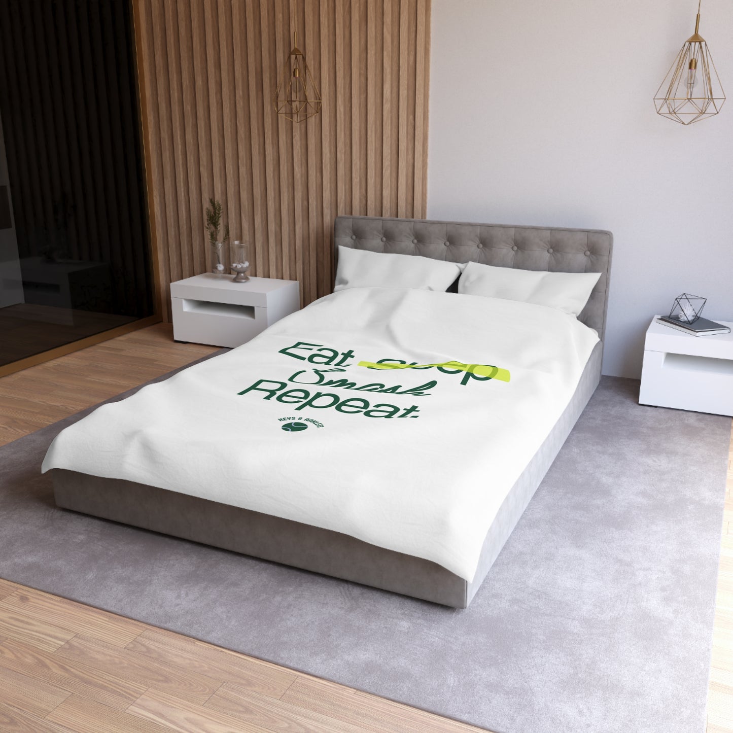 No Time For Tennis - Travel Ready Duvet Cover