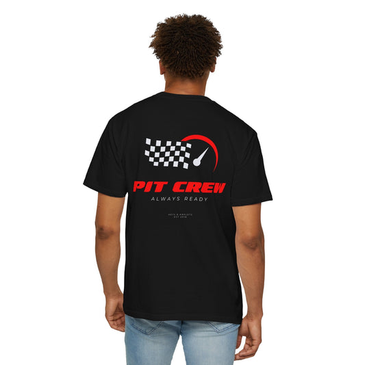 The Pit Crew Collection - Men's Cotton Garment-Dyed T