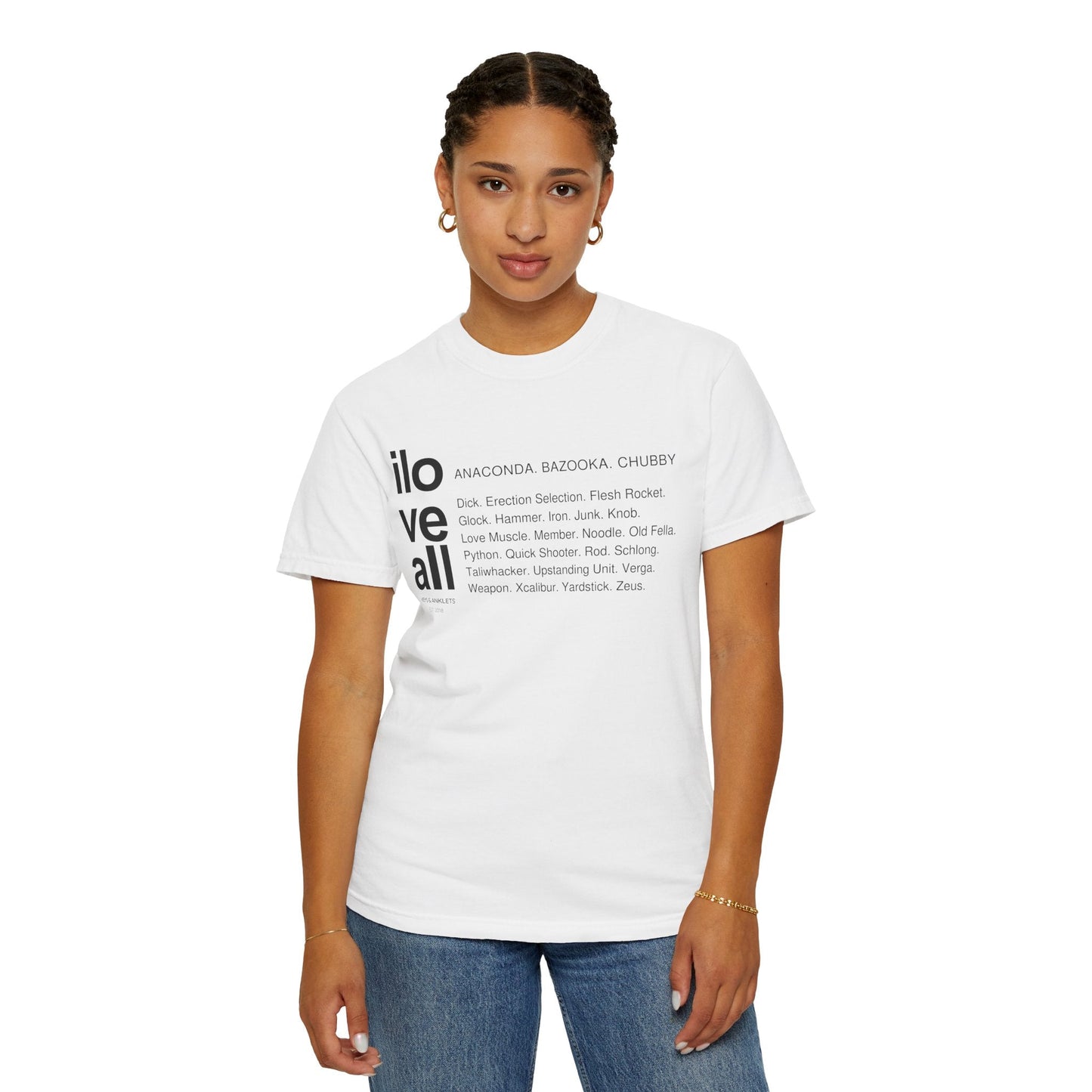 I Love All Dick - Unisex Cotton Tee