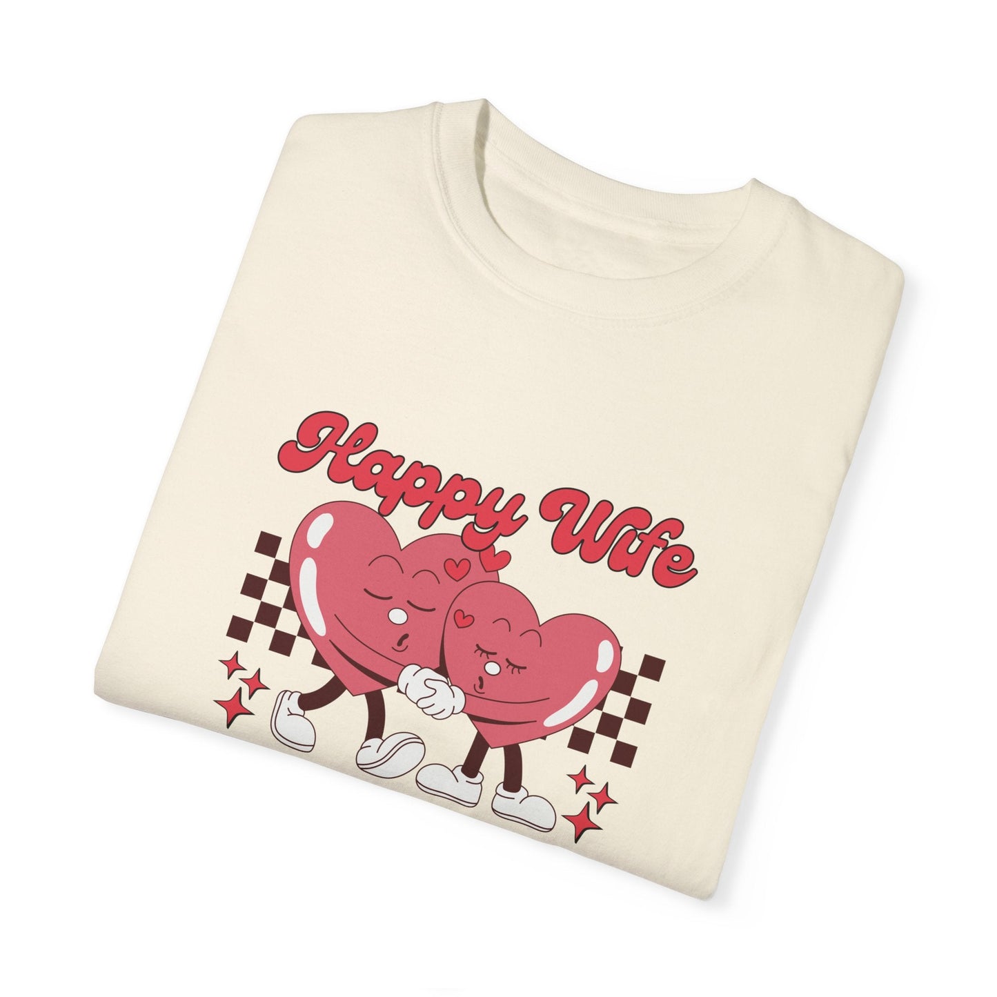 Happy Wife - Men's Retro Garment-Dyed Tee