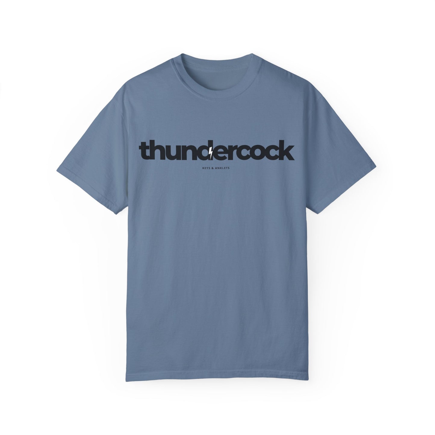 The Thundercock -Men's Cotton Garment-Dyed Tee