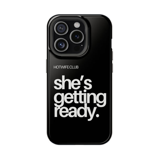 She's Getting Ready - Magnetic Phone Case