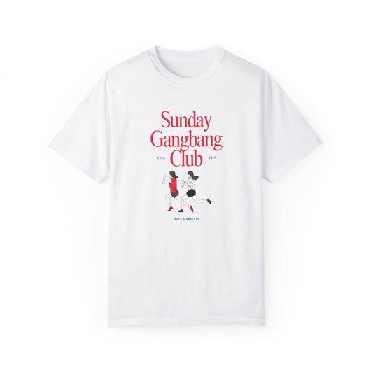 The Gangbang Club - Retro Unisex Garment-Dyed Tee