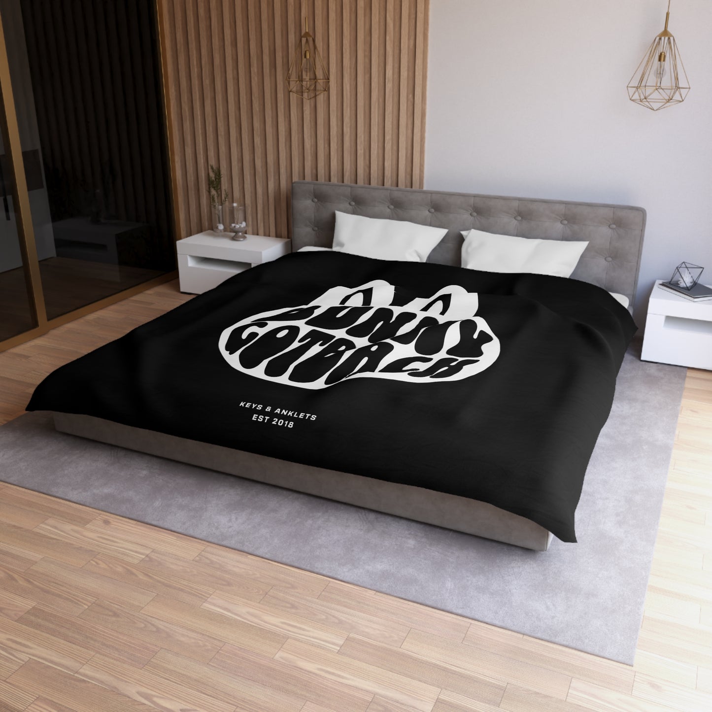 'Bunny Got Back' - Travel Ready Duvet Cover