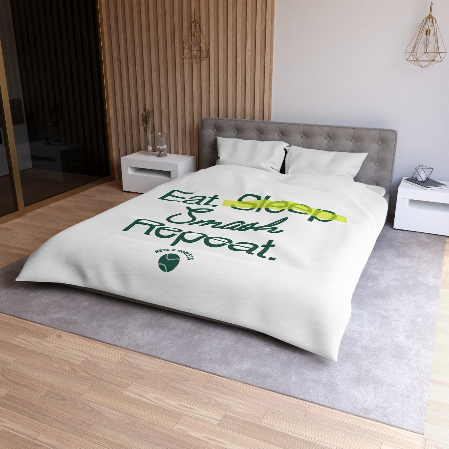 No Time For Tennis - Travel Ready Duvet Cover