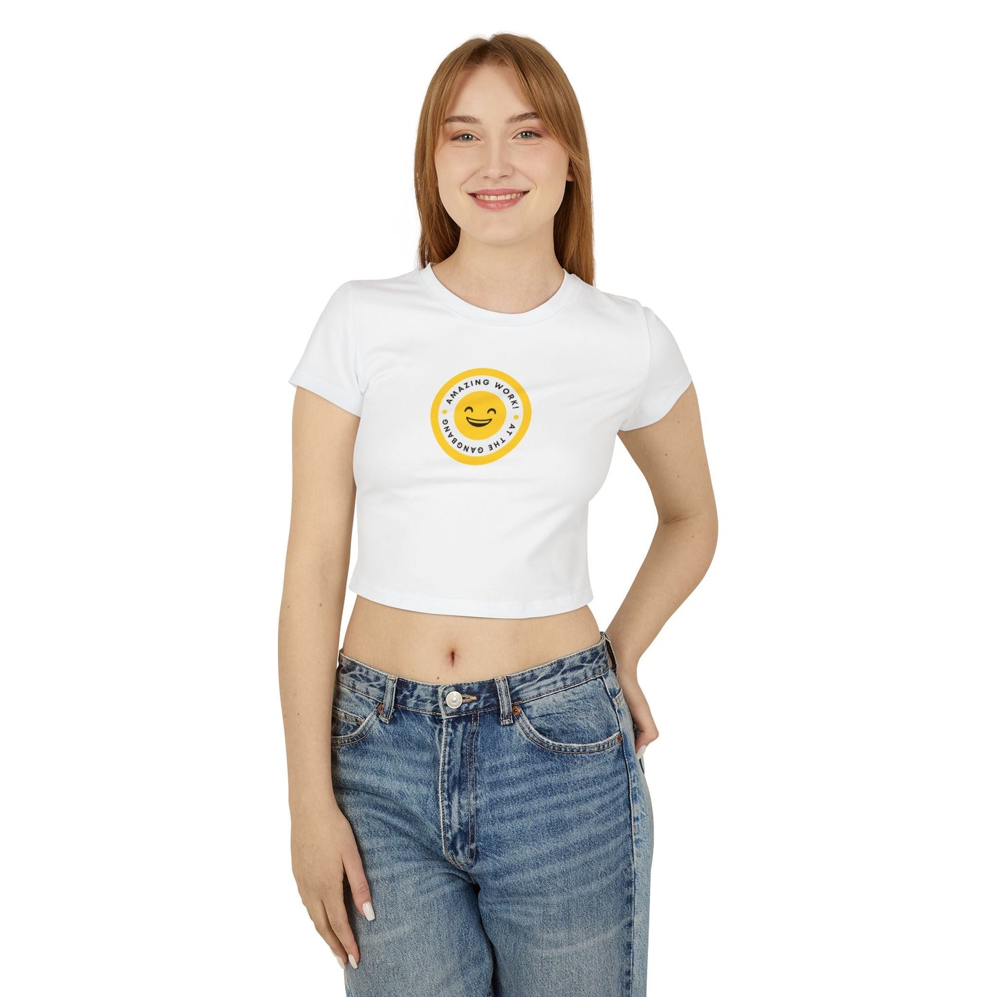 Amazing Work - Women's Organic Crop Top